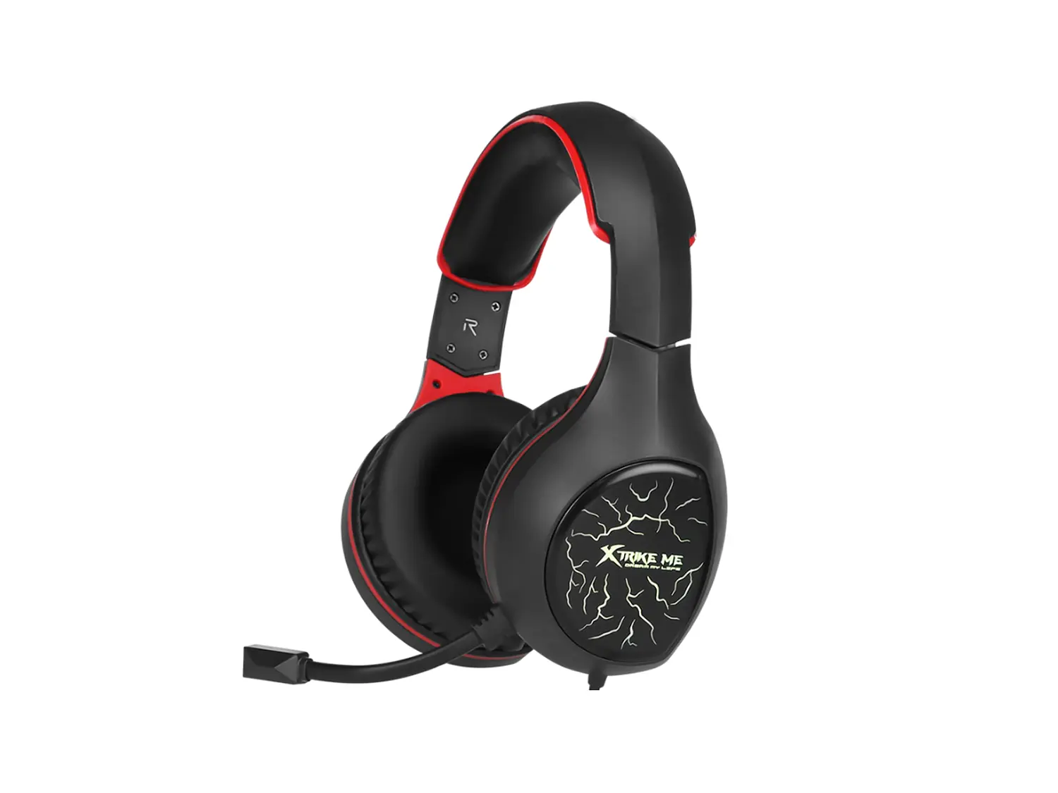 Audífono Gamer Xtrike Me GH-710, Color Negro y Rojo 1