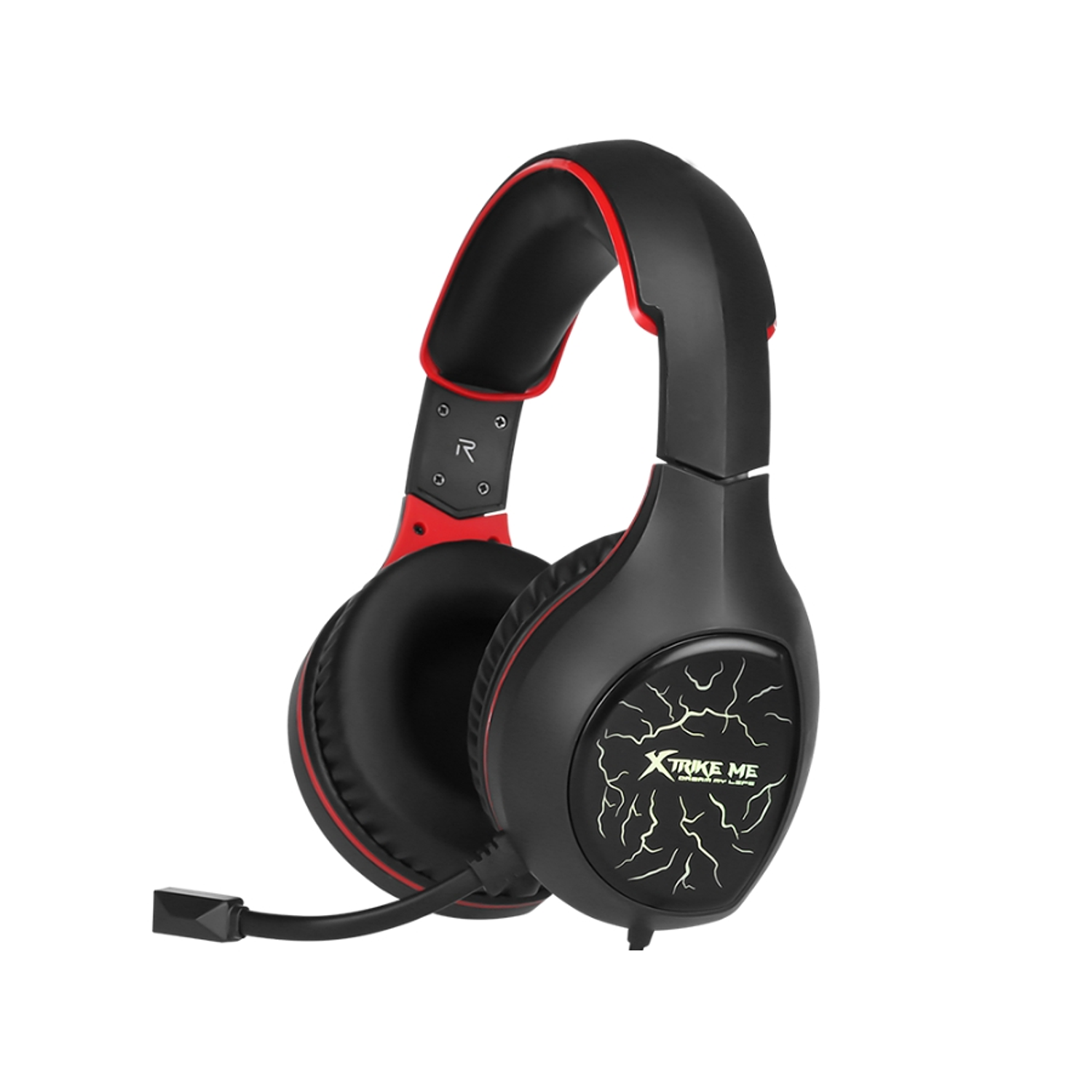 Audífono Gamer Xtrike Me GH-710, Color Negro y Rojo 1