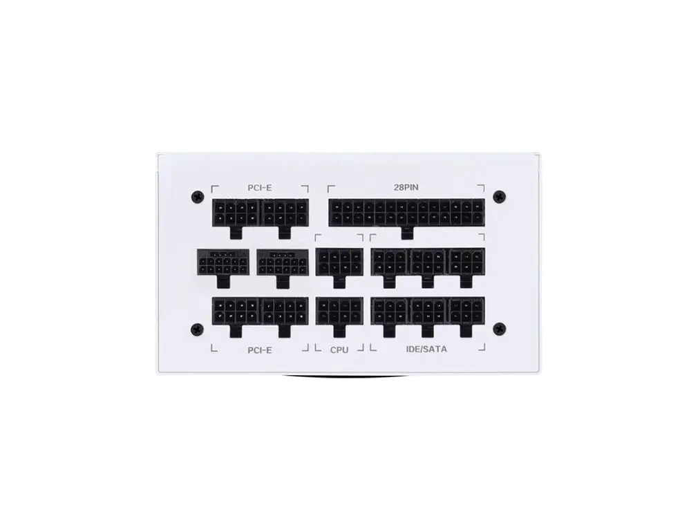 Fuente de Poder 1000W Segotep GM1000W, 80 PLUS Gold, ATX 3.1, Modular, Color Blanco 2