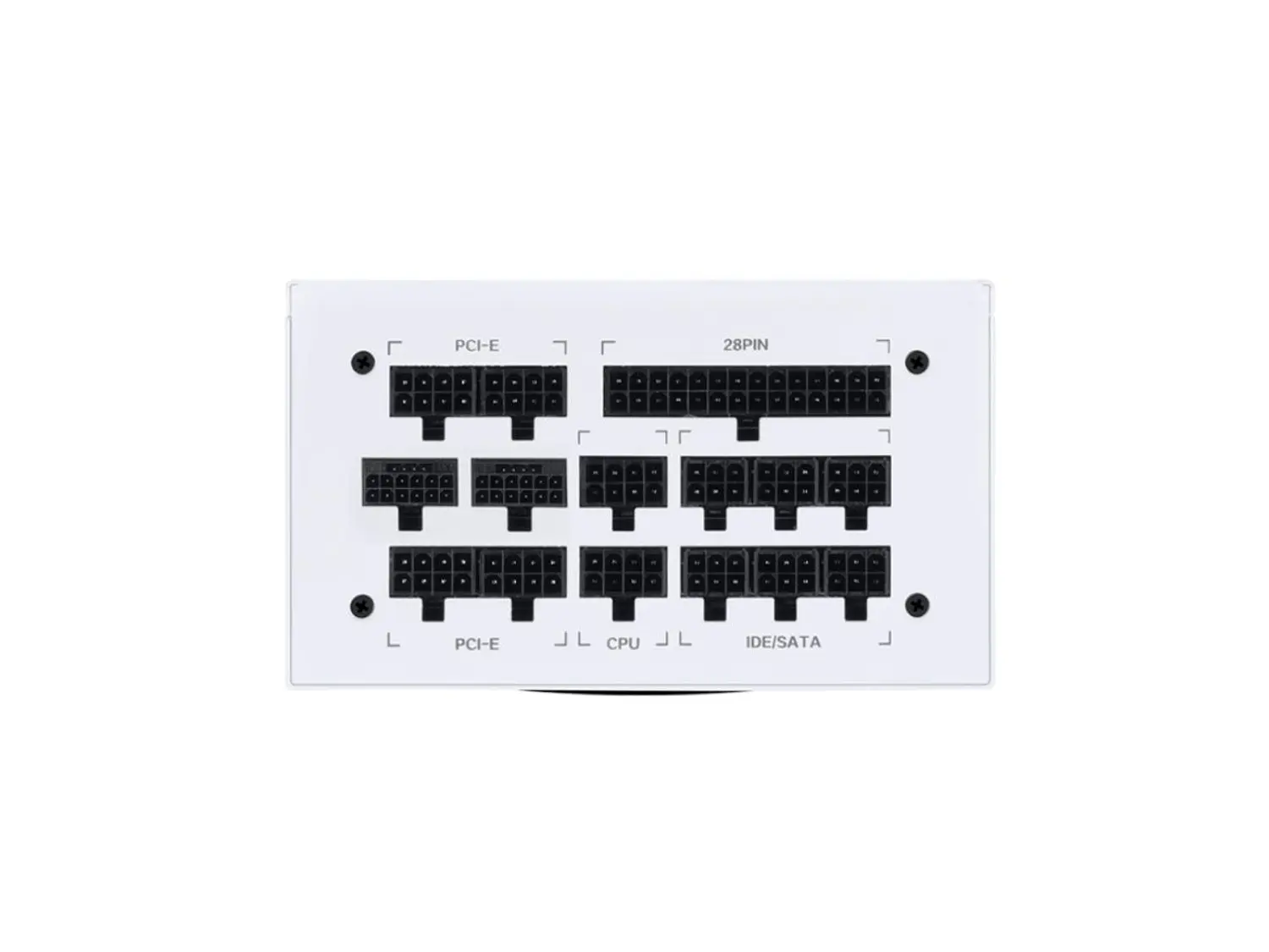 Fuente de Poder 1000W Segotep GM1000W, 80 PLUS Gold, ATX 3.1, Modular, Color Blanco 2