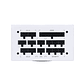 Fuente de Poder 1000W Segotep GM1000W, 80 PLUS Gold, ATX 3.1, Modular, Color Blanco - Miniatura 2