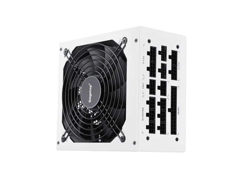 Fuente de Poder 1000W Segotep GM1000W, 80 PLUS Gold, ATX 3.1, Modular, Color Blanco 4