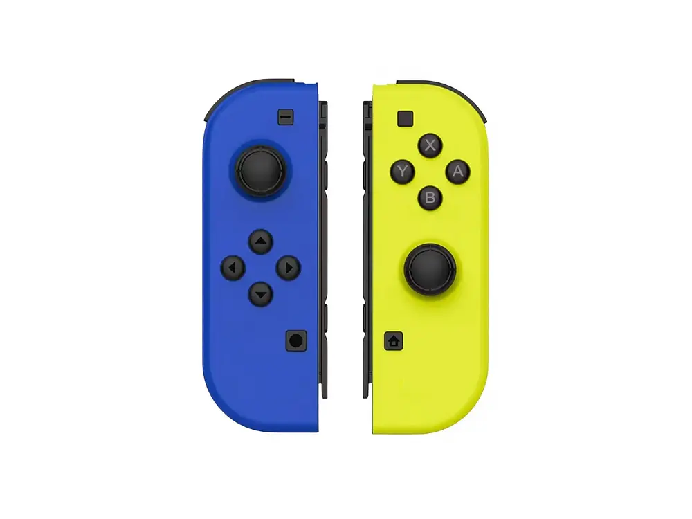 Joy Con Para Nintendo Switch y Oled, Color Azul y Amarillo Neón 1
