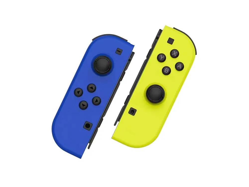 Joy Con Para Nintendo Switch y Oled, Color Azul y Amarillo Neón 3