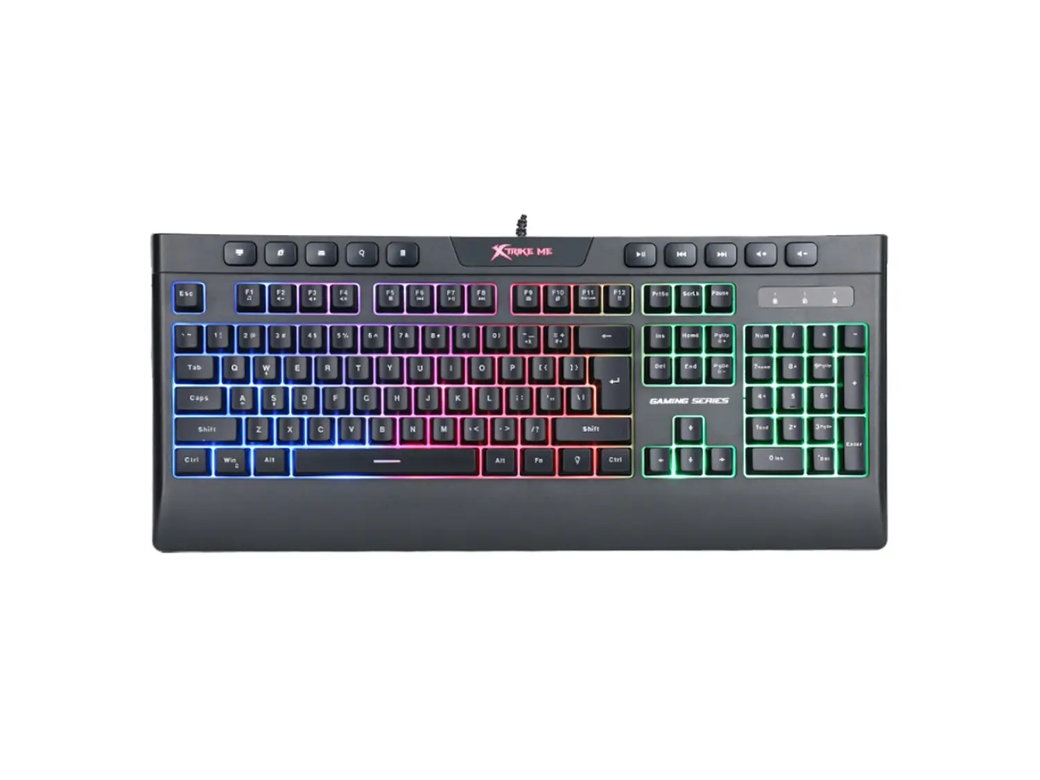 Teclado Gamer Xtrike Me KB-508 Multimedia, Membrana 1