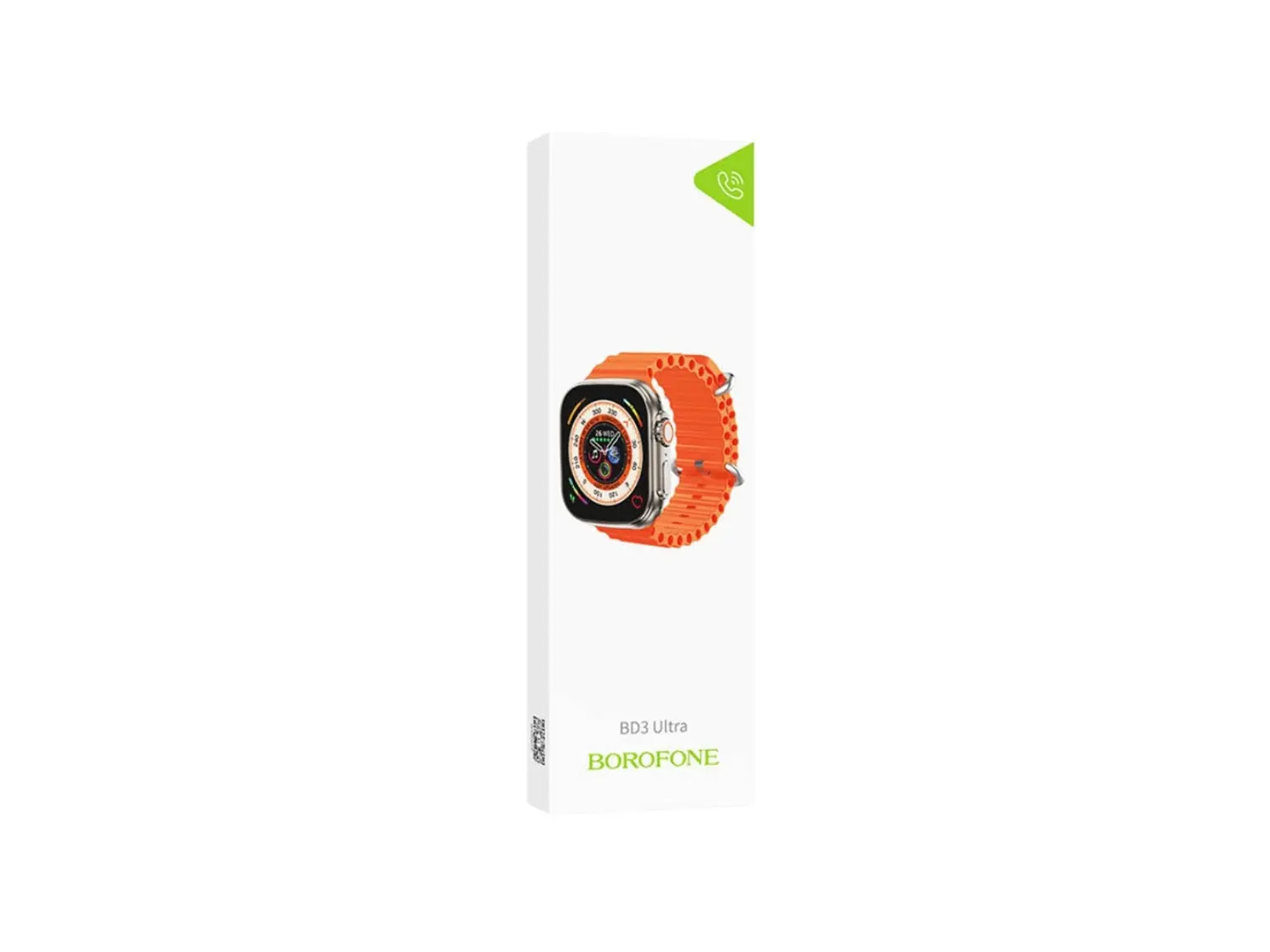 Smart Watch BD3 Ultra Borofone Sport Dorado, Correa Color Naranja 5