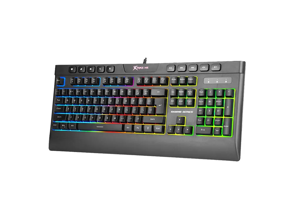 Teclado Gamer Xtrike Me KB-508 Multimedia, Membrana 3