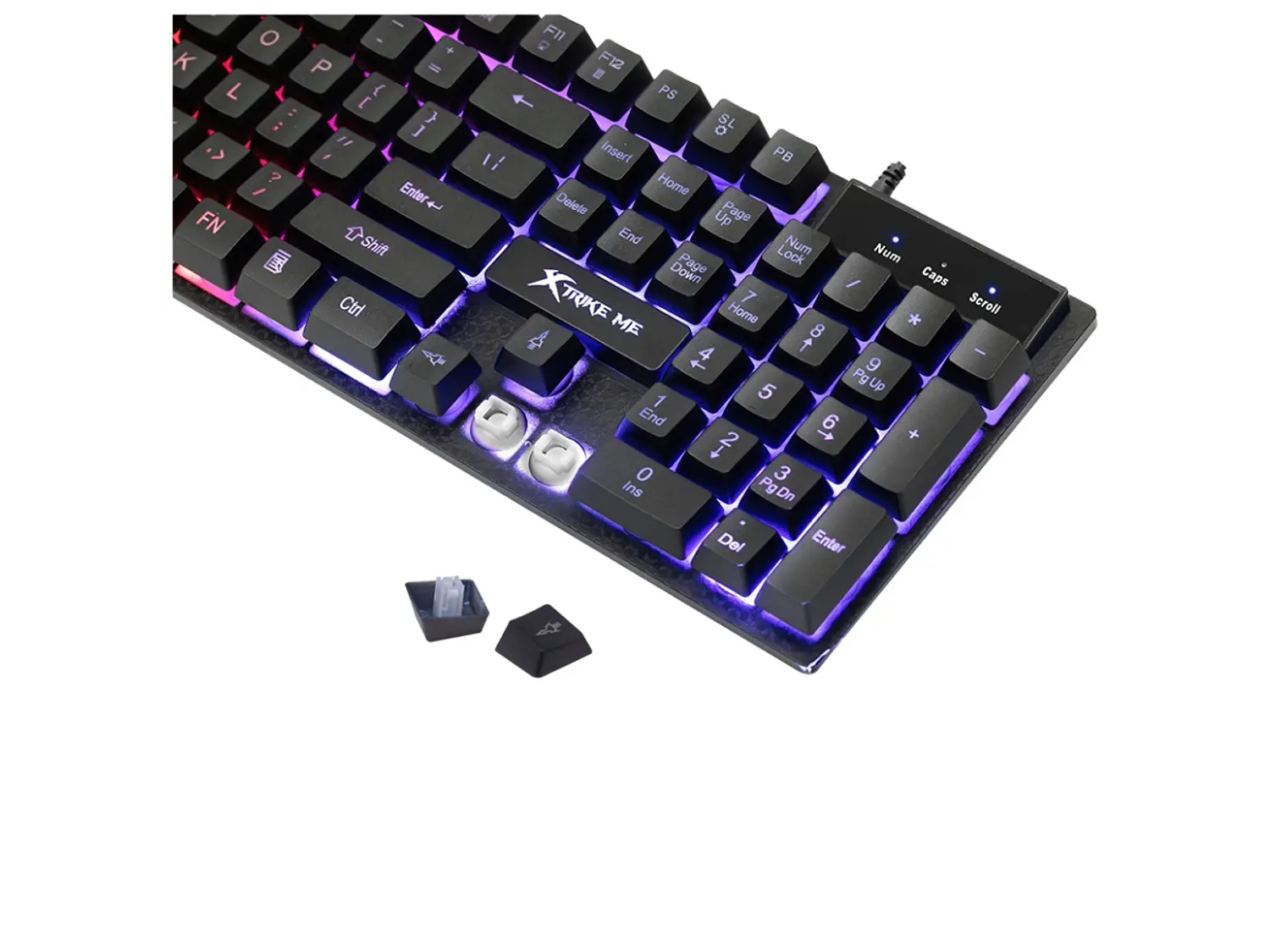 Teclado Gamer Xtrike Me KB305, Teclas Flotantes, RGB 3