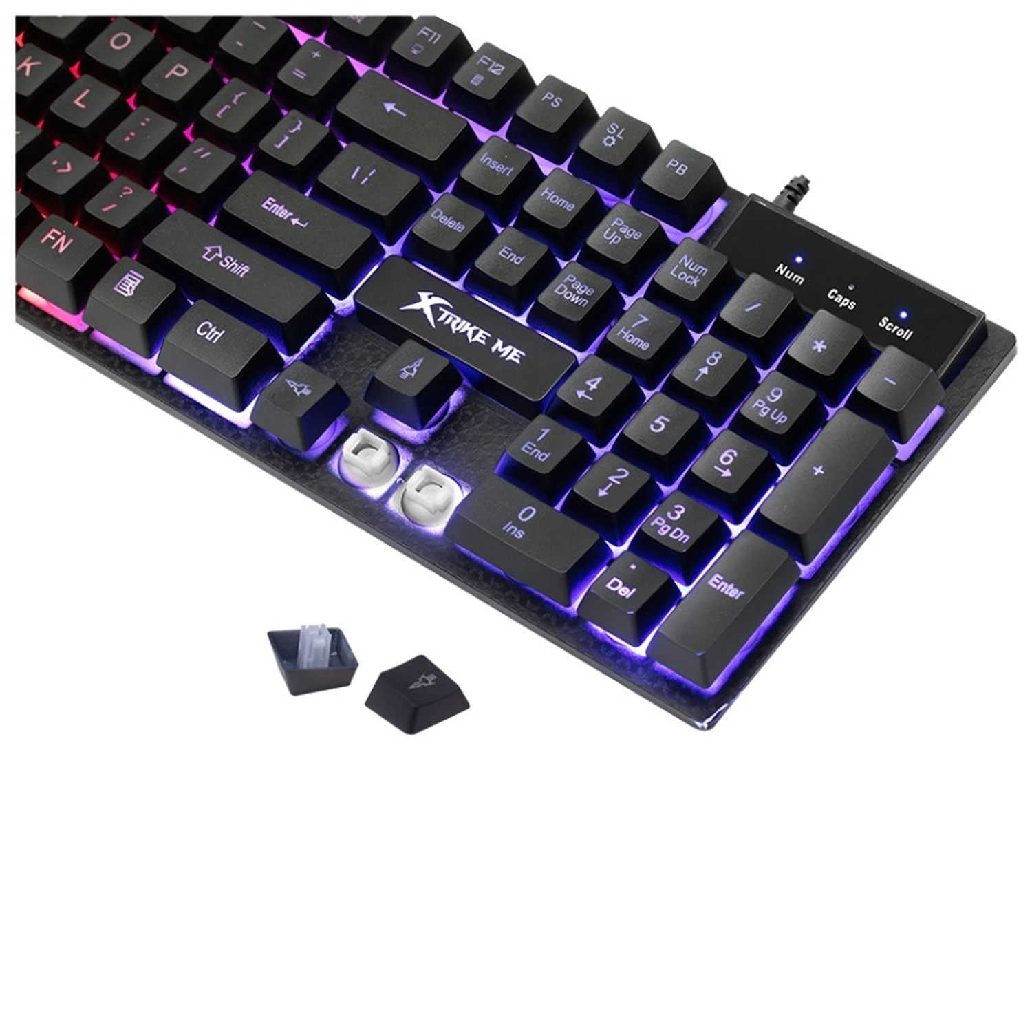 Teclado Gamer Xtrike Me KB305, Teclas Flotantes, RGB 3