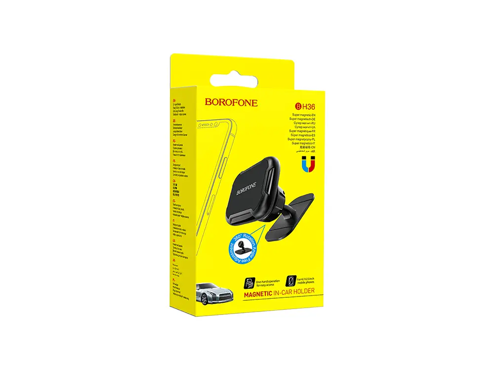 Soporte para Teléfono Magnético Borofone BH36 Para Consola Central 1