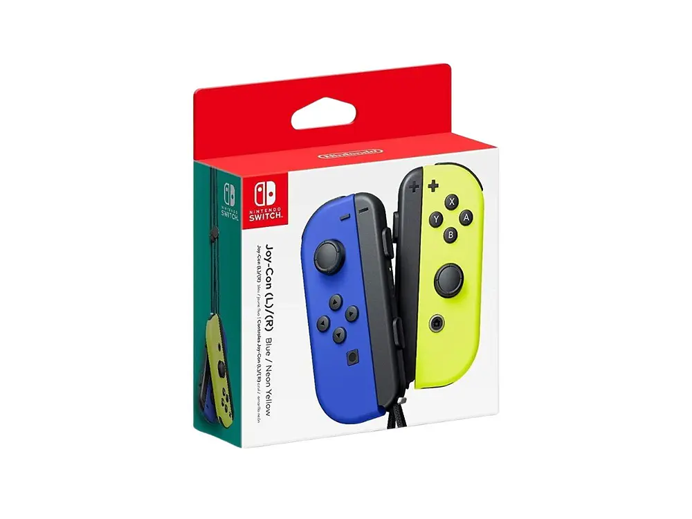 Joy Con Nintendo Switch Neon Blue Yellow 1