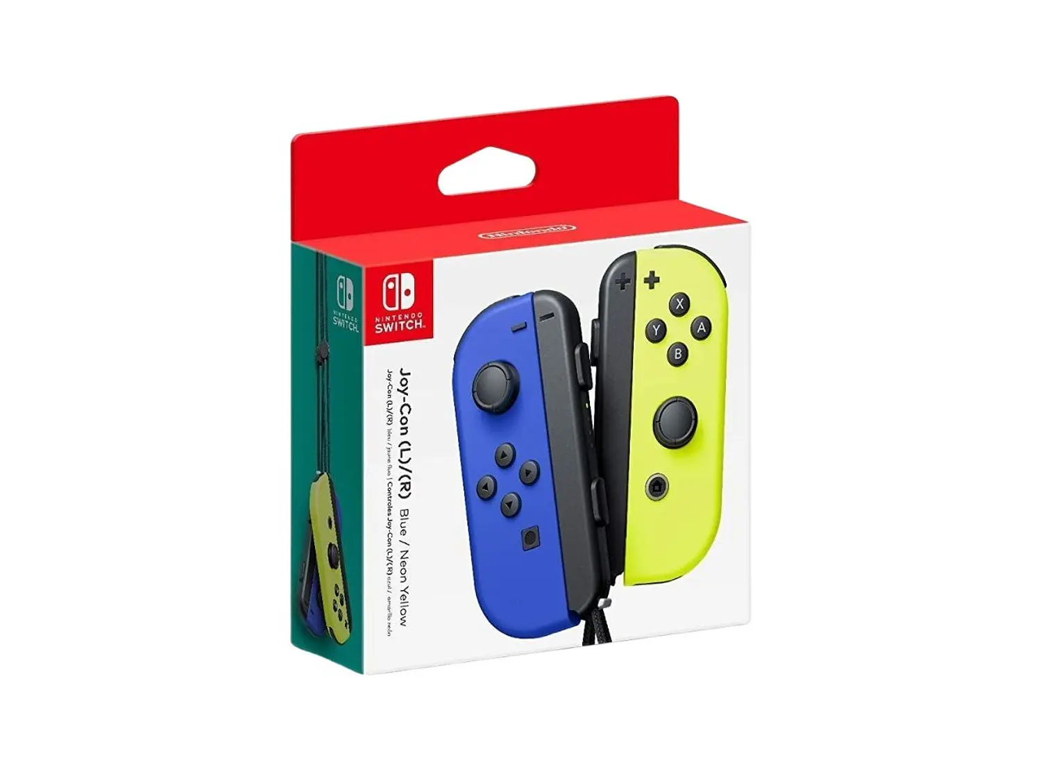 Joy Con Nintendo Switch Neon Blue Yellow 1