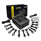 Fuente de Poder 1000W Segotep GM1000W, 80 PLUS Gold, ATX 3.1, Modular, Color Negro - Miniatura 1