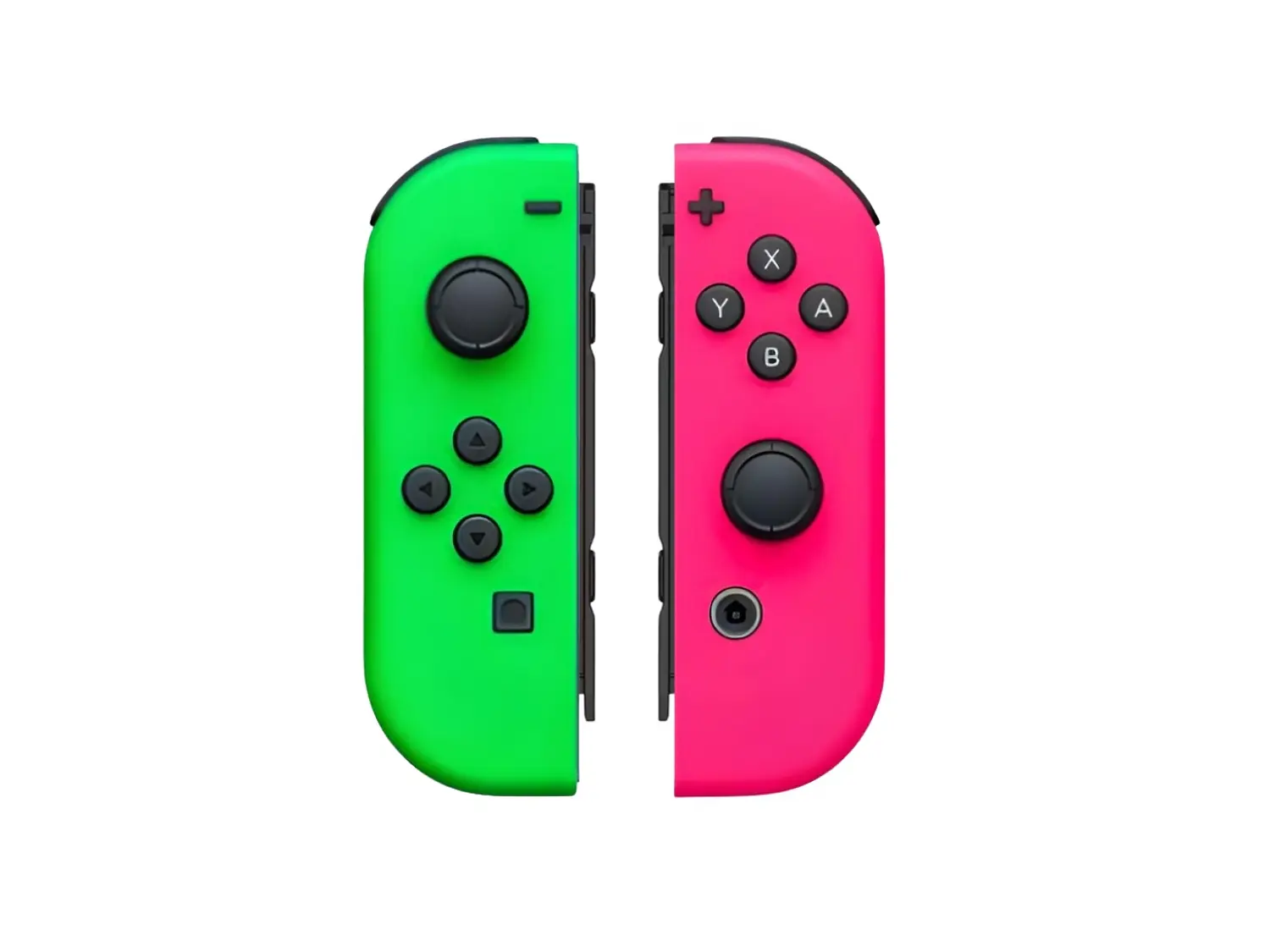 Joy Con Para Nintendo Switch y Oled, Color Verde y Rosa Neón 1