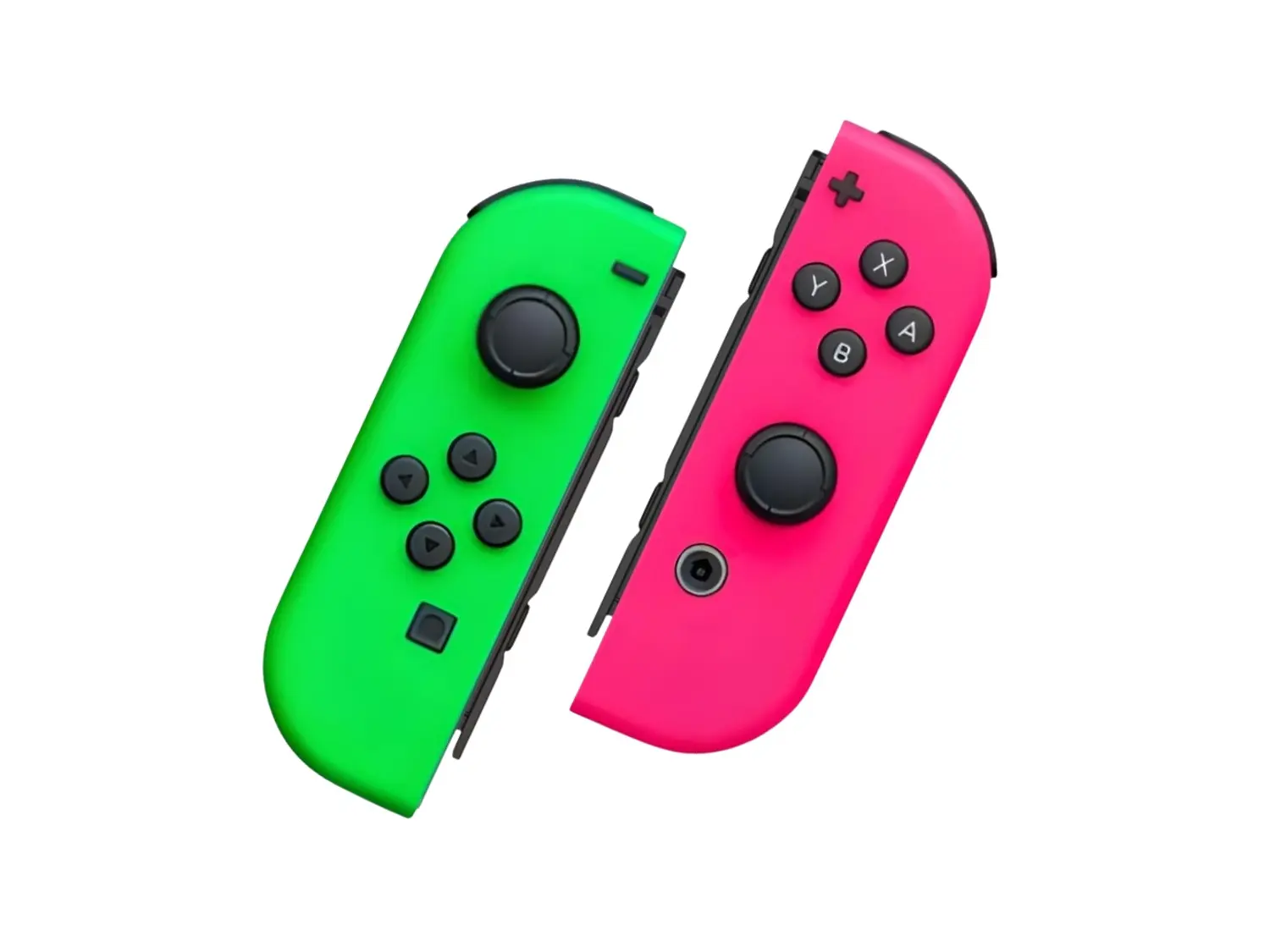 Joy Con Para Nintendo Switch y Oled, Color Verde y Rosa Neón 2