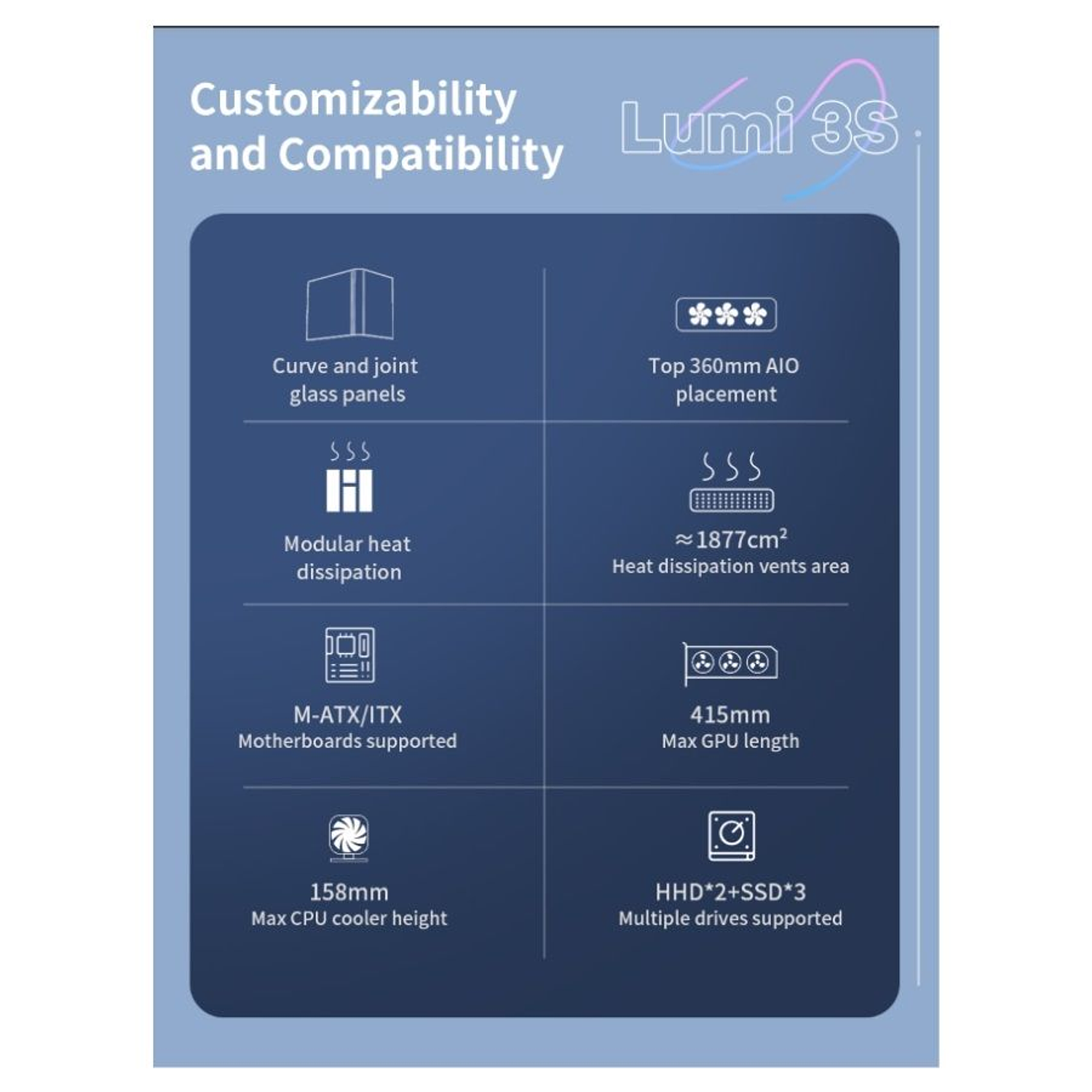 Gabinete Segotep Lumi 3S, M-ATX, Color negro 6