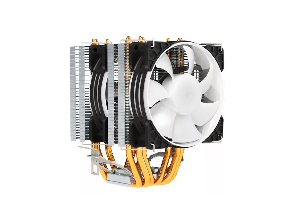 Disipador CPU Coolmoon MX6 Doble Fan, LGA1700, AM5 5