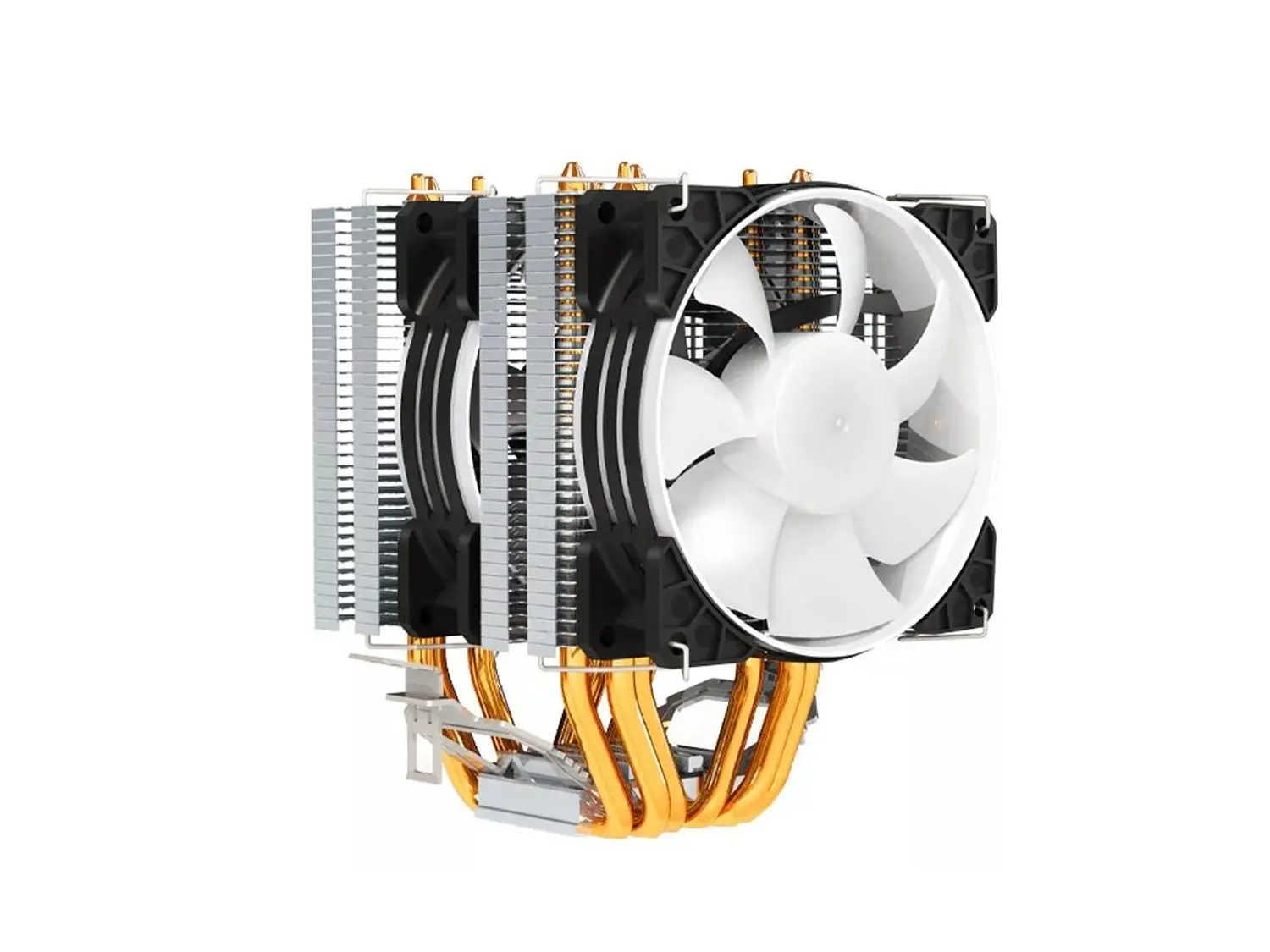 Disipador CPU Coolmoon MX6 Doble Fan, LGA1700, AM5 5