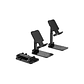 Soporte Teléfono para Escritorio Borofone BH42 Plegable, Color Negro - Miniatura 2