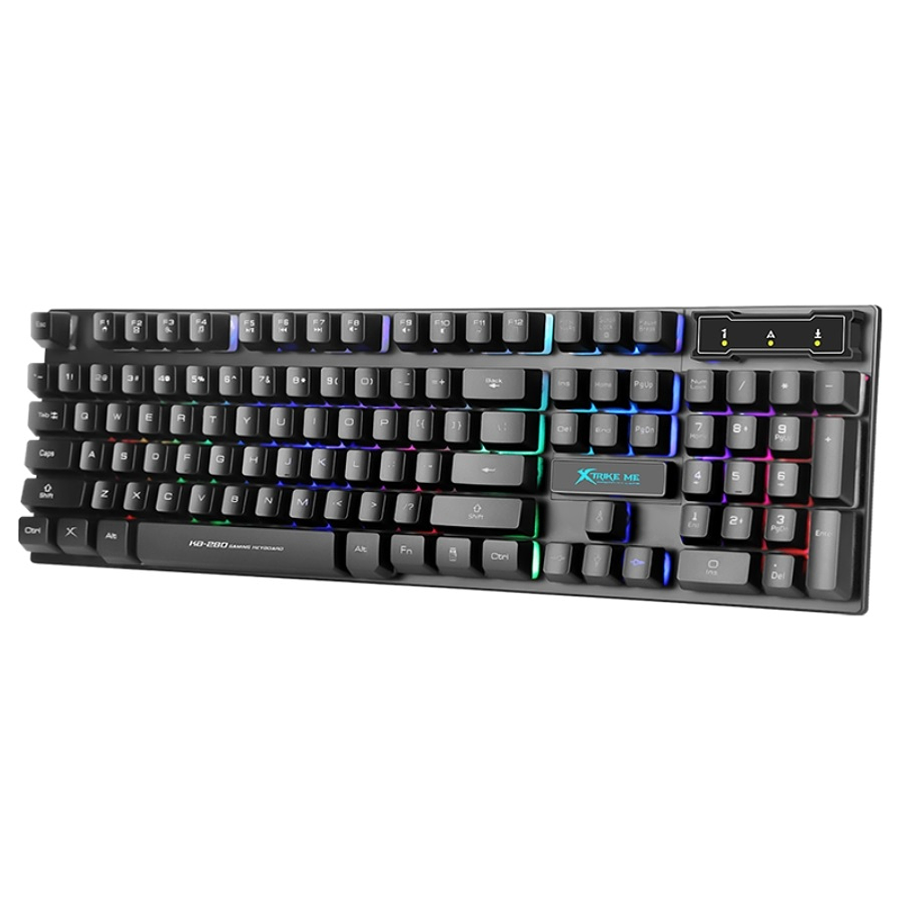 Teclado Gamer Xtrike Me KB-280, Membrana, Español 3