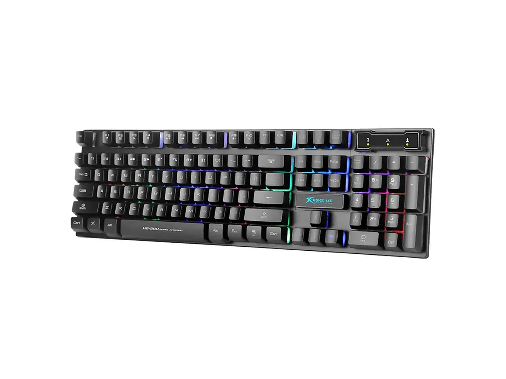 Teclado Gamer Xtrike Me KB-280, Membrana, Español 3
