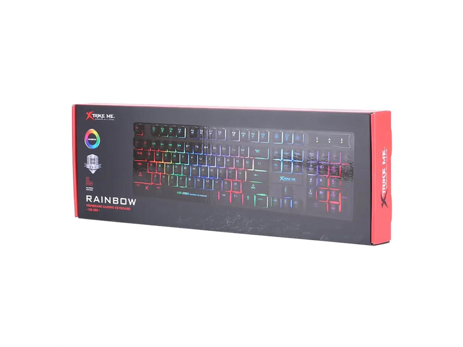 Teclado Gamer Xtrike Me KB-280, Membrana, Español 4