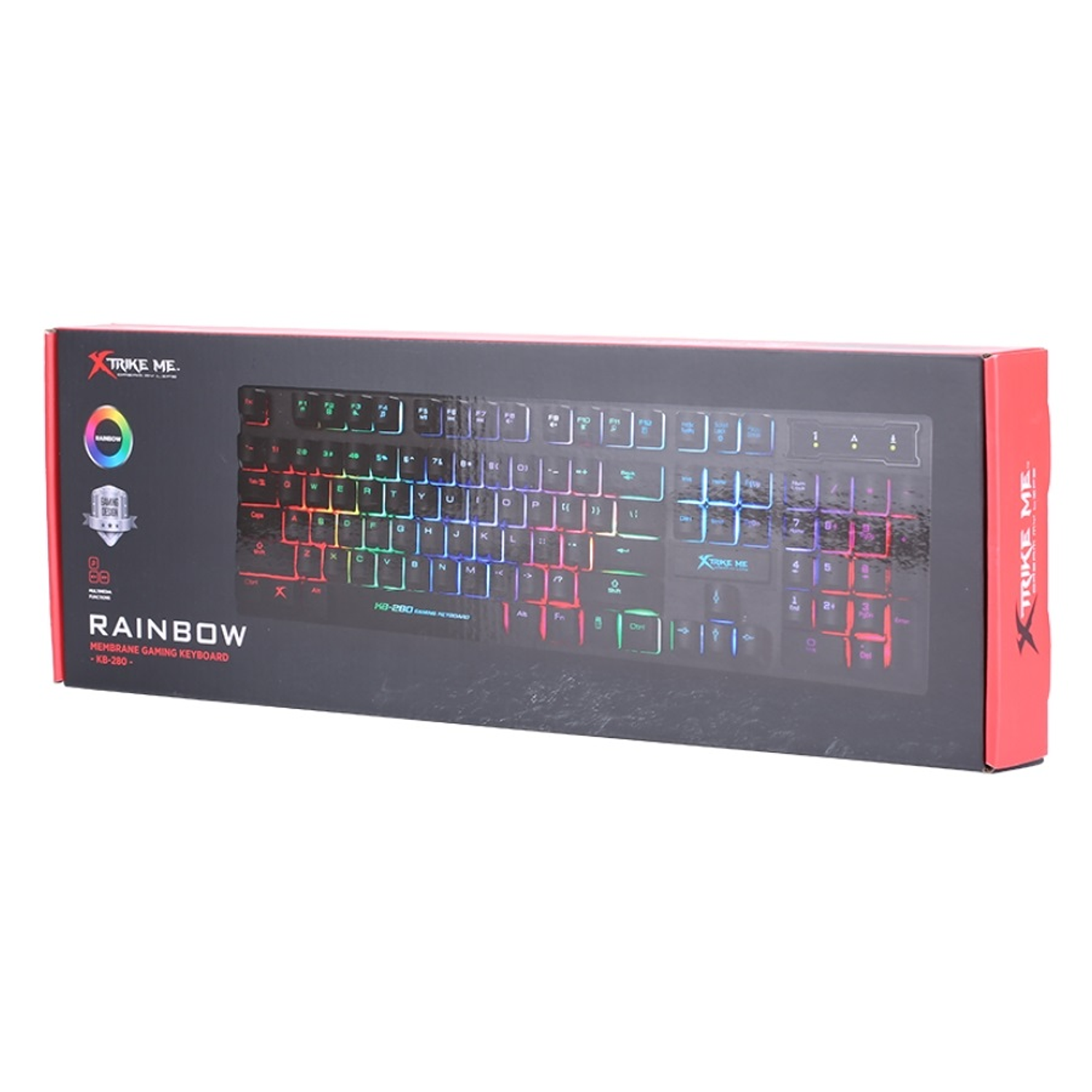 Teclado Gamer Xtrike Me KB-280, Membrana, Español 4