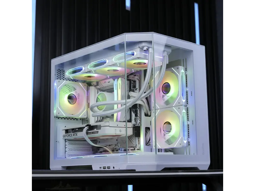 Gabinete Segotep Lumi 3T, M-ATX, Color Blanco 2