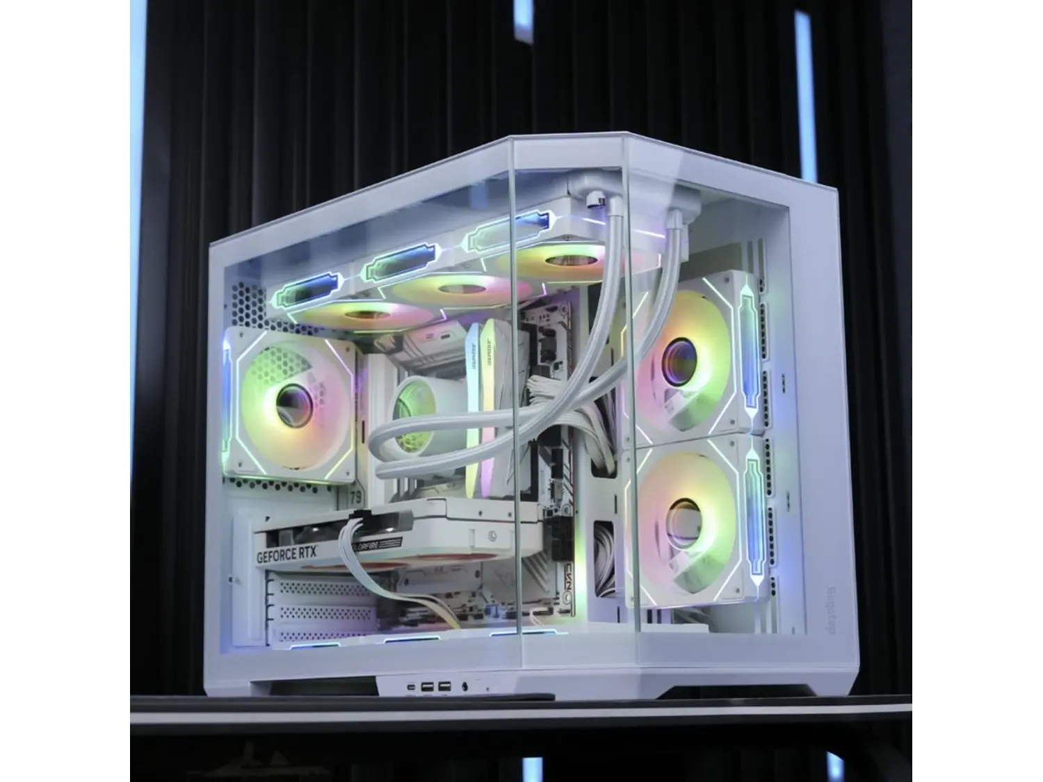 Gabinete Segotep Lumi 3T, M-ATX, Color Blanco 2