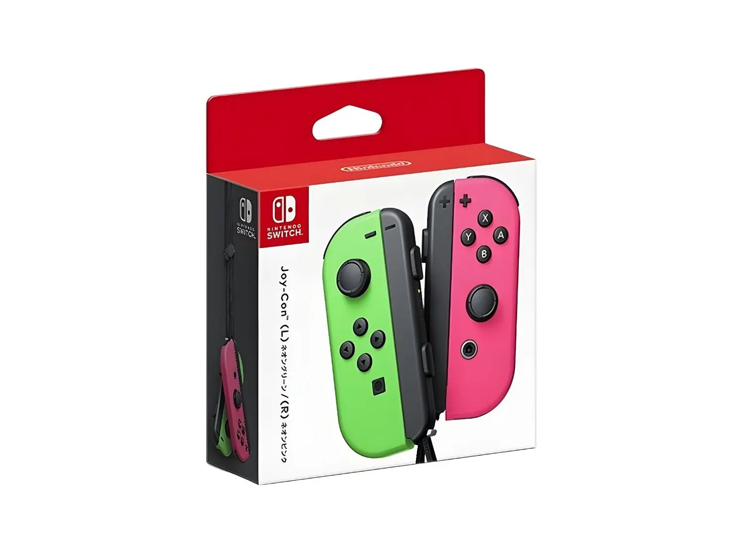 Joy Con Original Nintendo Switch Neon Green Pink 1