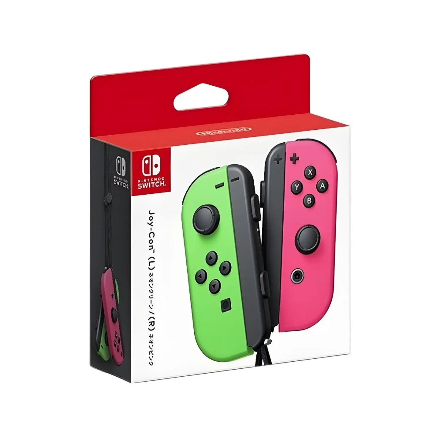 Joy Con Original Nintendo Switch Neon Green Pink 1