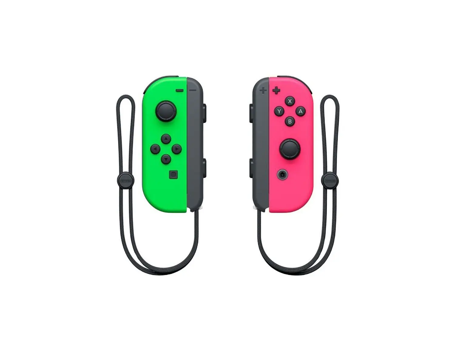 Joy Con Original Nintendo Switch Neon Green Pink 2