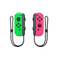 Joy Con Original Nintendo Switch Neon Green Pink - Miniatura 2
