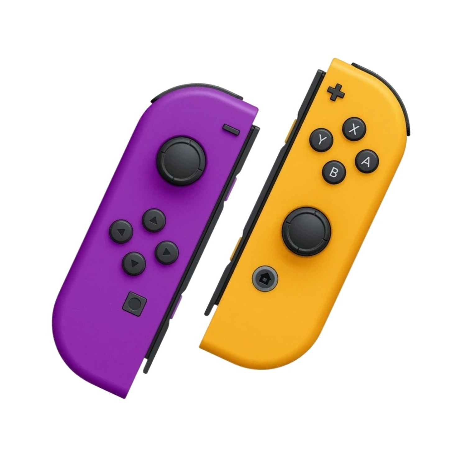 Joy Con Para Nintendo Switch y Oled, Color Morado y Naranjo Neón 2