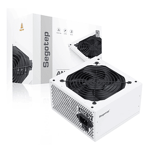 Fuente de Poder 550W Segotep AN550W, 80 Plus, Color Blanco