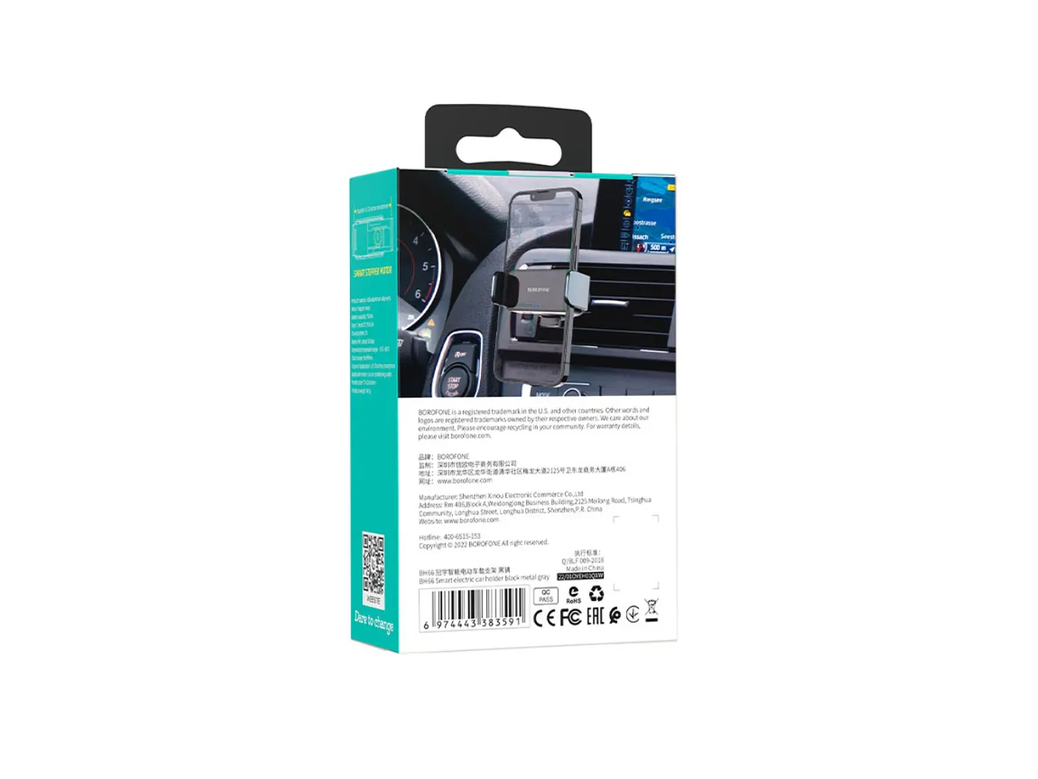 Soporte para Teléfono Eléctrico Borofone BH66 2