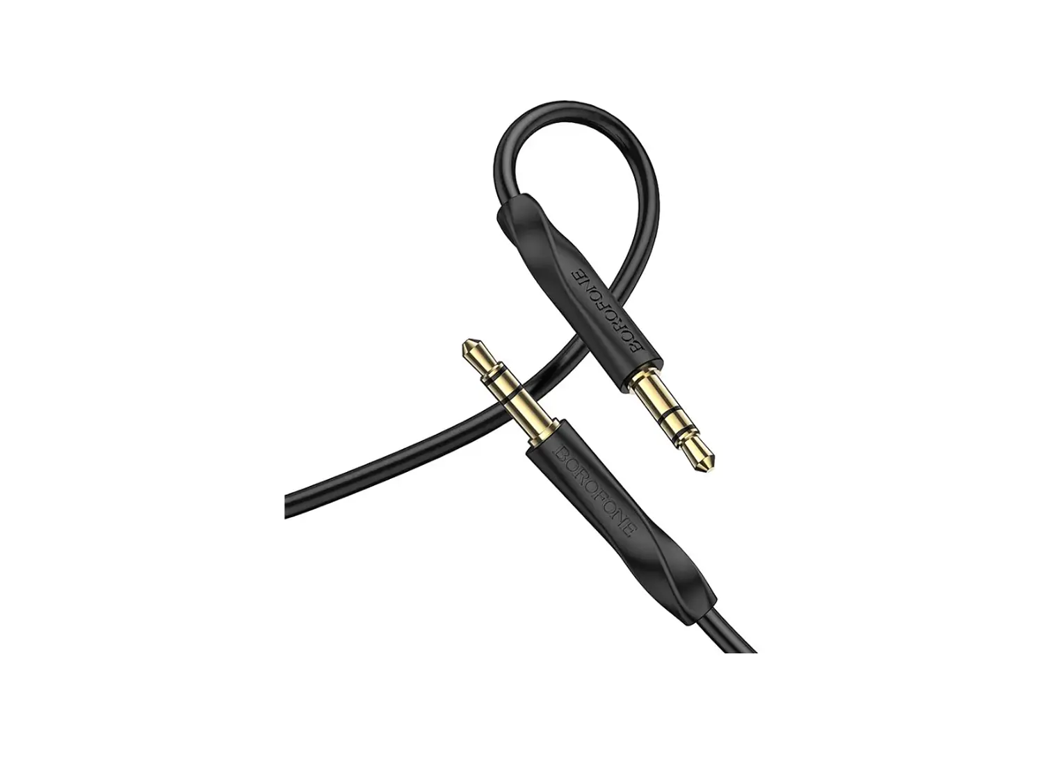 Cable de Audio Auxiliar Borofone BL16 1m, Color Negro 2