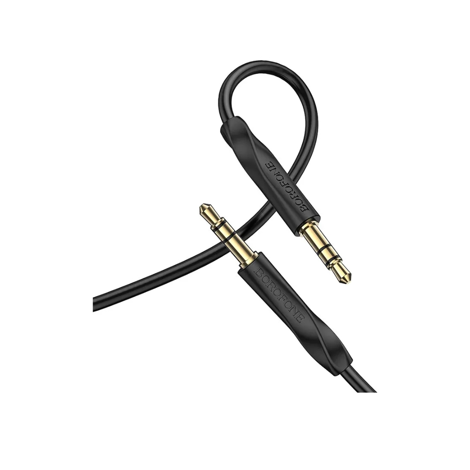 Cable de Audio Auxiliar Borofone BL16 1m, Color Negro 2