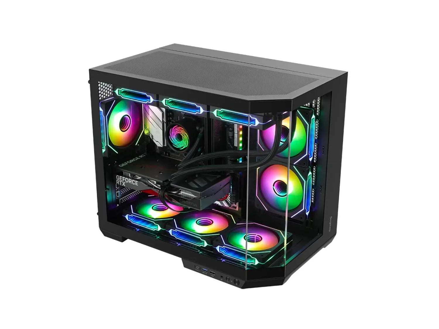 Gabinete Segotep Lumi 3T, M-ATX, Color Negro 2
