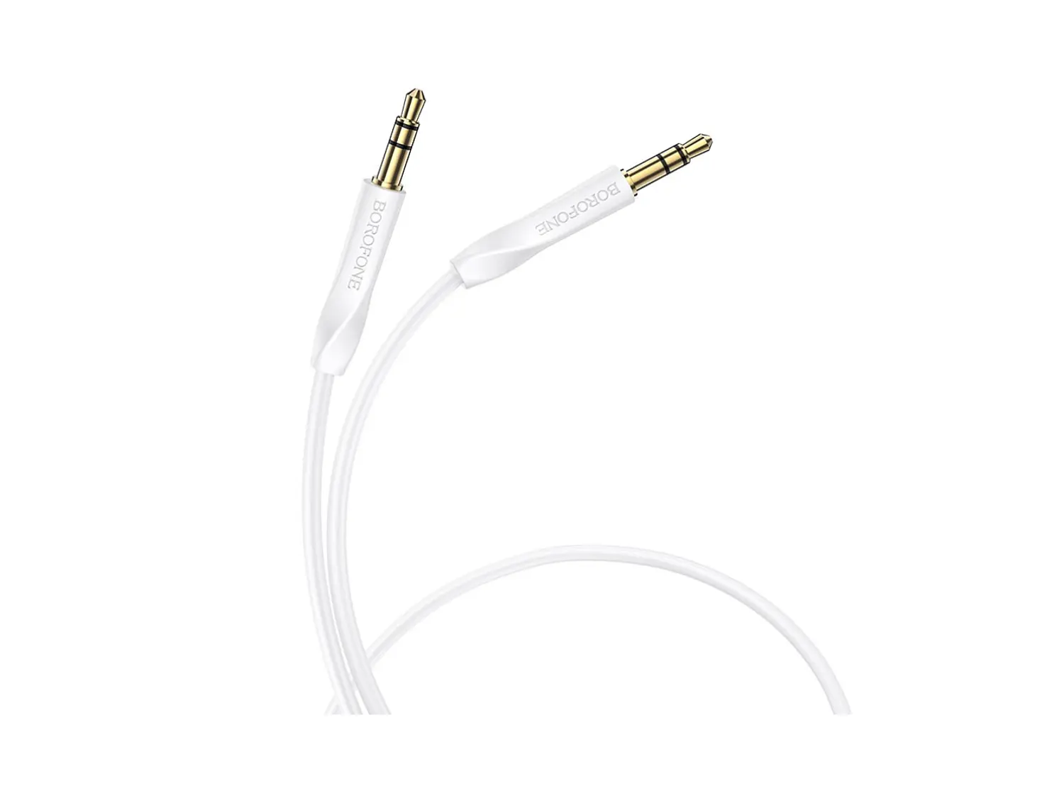 Cable de Audio Auxiliar Borofone BL16 1m, Color Blanco 2