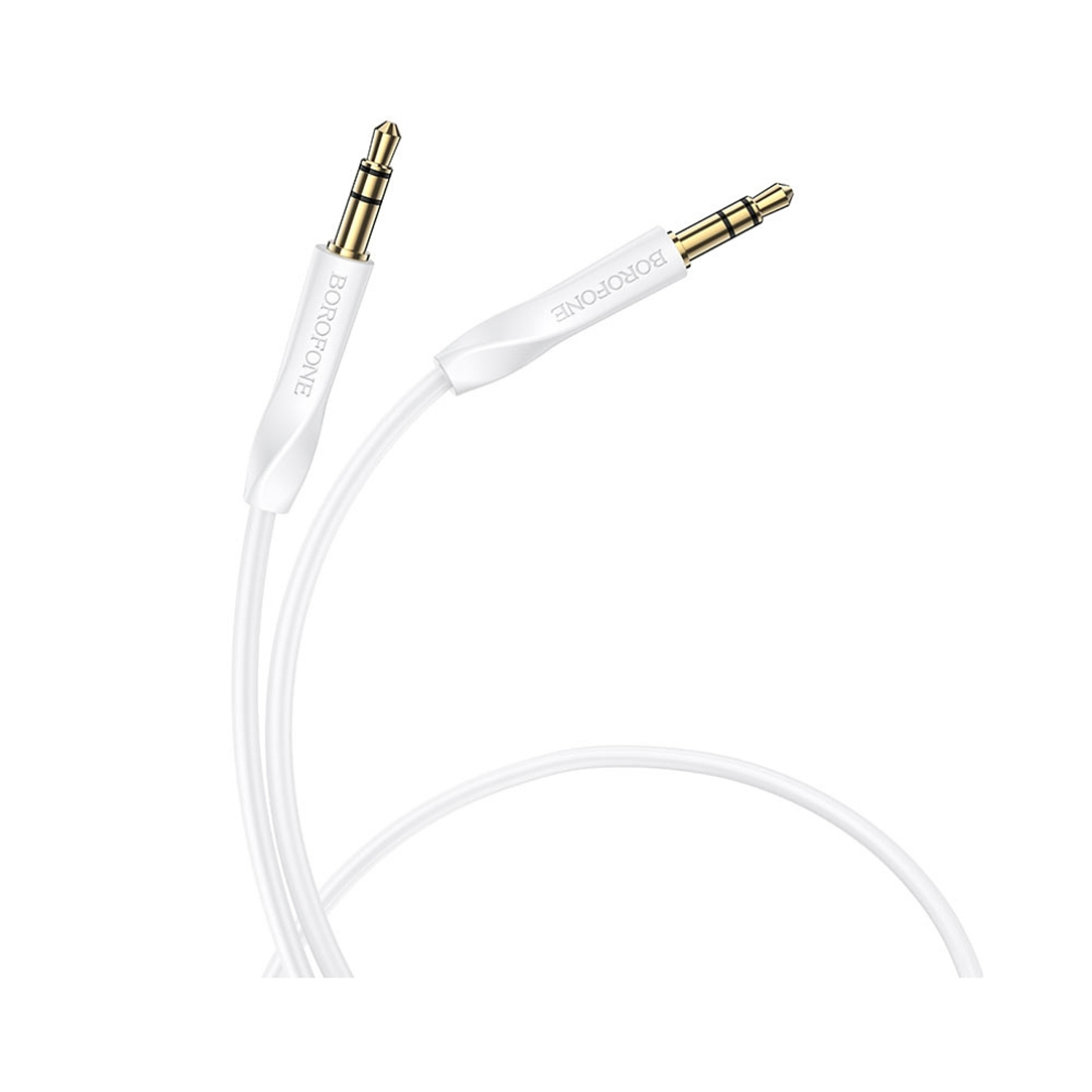 Cable de Audio Auxiliar Borofone BL16 1m, Color Blanco 2