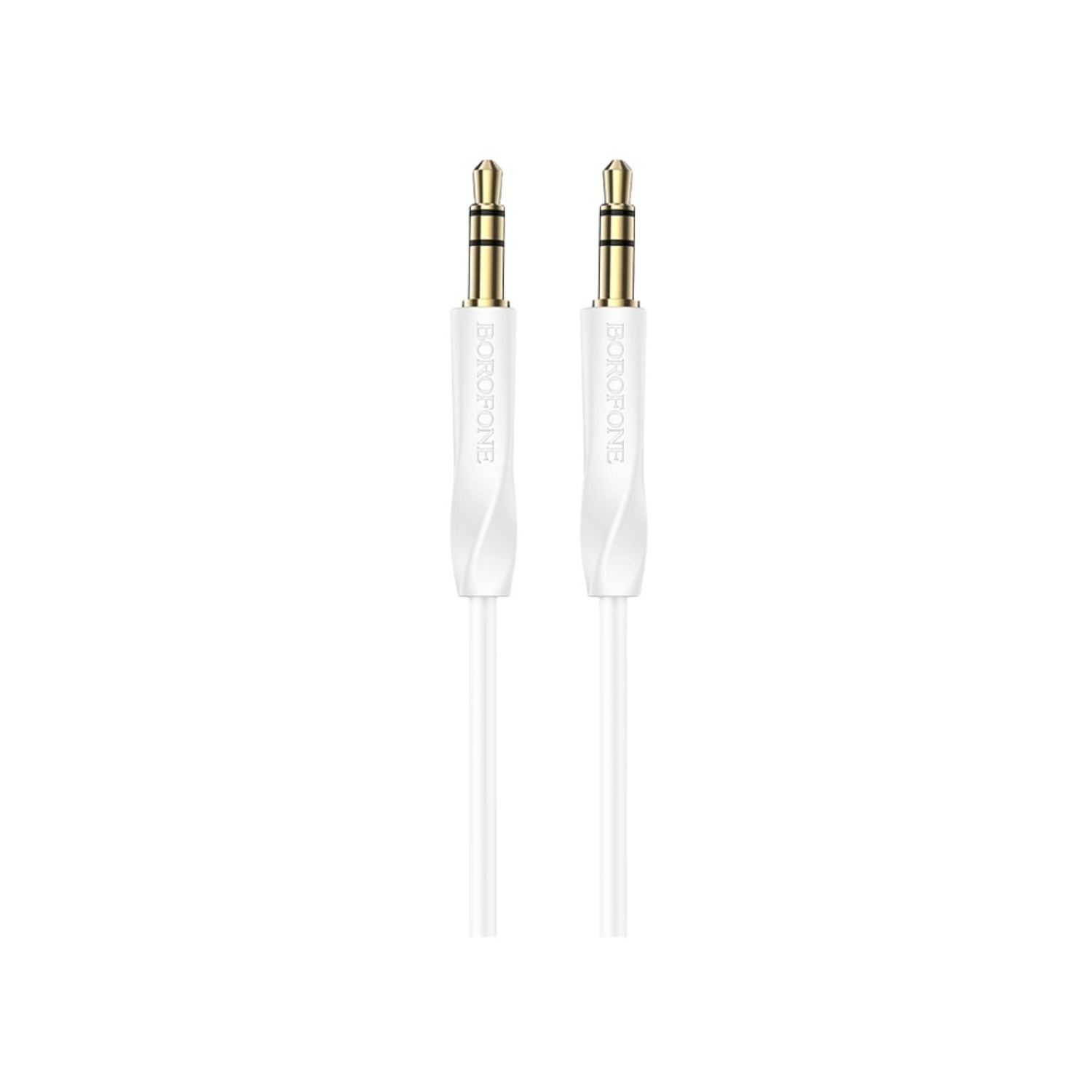 Cable de Audio Auxiliar Borofone BL16 1m, Color Blanco 3
