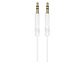 Cable de Audio Auxiliar Borofone BL16 1m, Color Blanco - Miniatura 3
