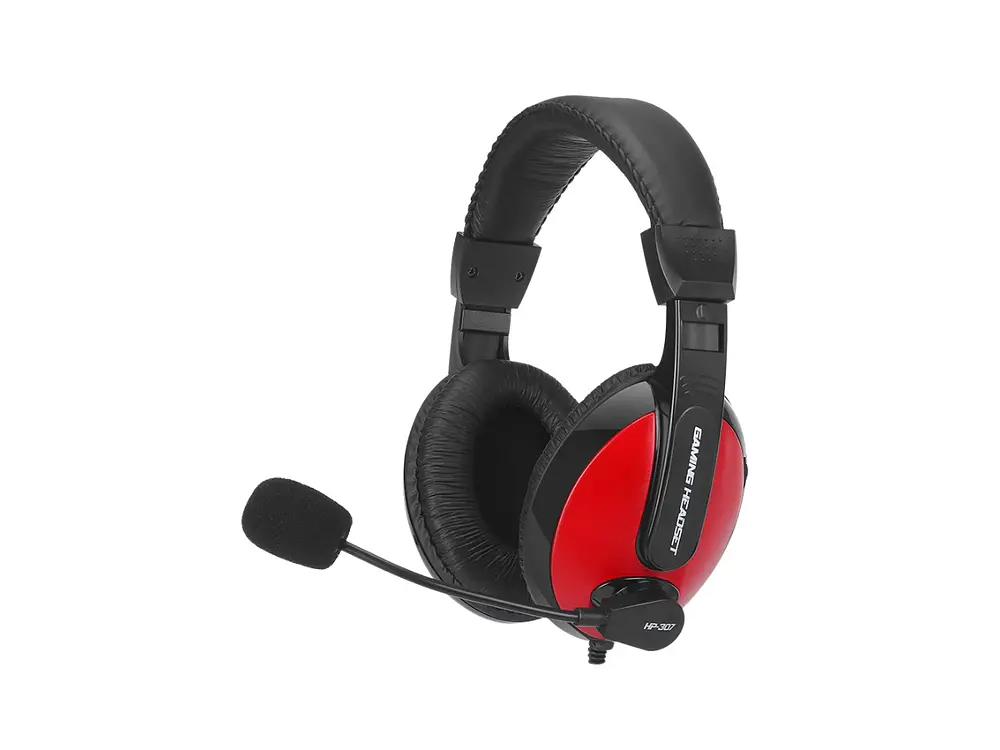 Audífono Gamer Xtrike Me HP-307, Jack 3.5, Color rojo, Micrófono con Filtro Anti Pop 1