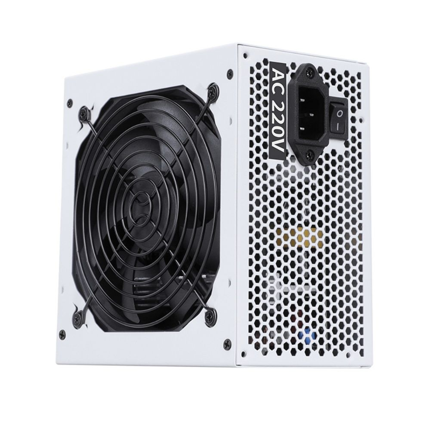 Fuente de Poder Segotep AN650W 80 Plus, Color Blanco 2