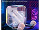 Auriculares Bluetooth Wekome V51 Vanguard Series, Transparentes - Miniatura 3