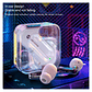 Auriculares Bluetooth Wekome V51 Vanguard Series, Transparentes - Miniatura 3