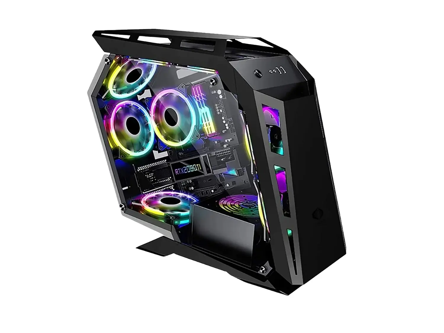 Gabinete Gamer Redragon Tx-101, RGB, Color Negro 1