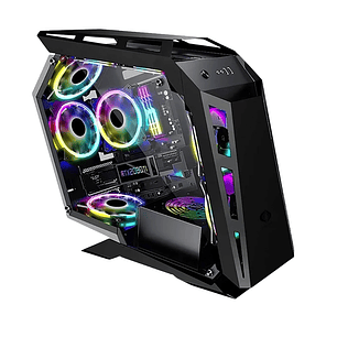 Gabinete Gamer Redragon Tx-101, RGB, Color Negro