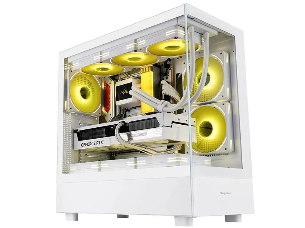 Gabinete Gamer Segotep Endura Pro, EATX, Color Blanco 1
